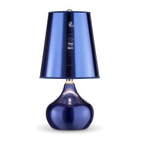 Ok Lighting Ok-818Bl Luster 3-Way Table Touch Lamp, 9.25