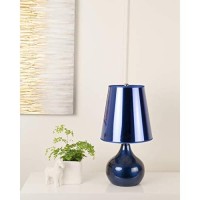 Ok Lighting Ok-818Bl Luster 3-Way Table Touch Lamp, 9.25