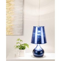 Ok Lighting Ok-818Bl Luster 3-Way Table Touch Lamp, 9.25