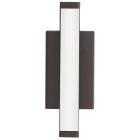 Lithonia Lighting Contemporary Square 1 Foot Bronze 3K Led Decorative Wall Light, Sconce