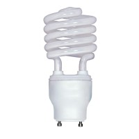 (24-Pack) Satco S8210 23-Watt 4100K Gu24 Base Mini Spiral Compact Fluorescent Lamp, 100W Equal