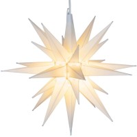 14 White Star Outdoor Decoration Christmas Led Star Decor Moravian Star Christmas Light