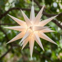 14 White Star Outdoor Decoration Christmas Led Star Decor Moravian Star Christmas Light