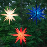 14 White Star Outdoor Decoration Christmas Led Star Decor Moravian Star Christmas Light