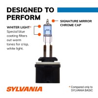 Sylvania - 893 Silverstar Zxe Fog High Performance Halogen Fog Light Bulb - Bright White Light Output, Hid Attitude, Xenon Fueled Technology (Contains 2 Bulbs)