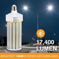 150W Led Corn Light Bulb (500-1000W Metal Halide/Hps Replacement), High Output, Ul-Listed & Dlc Qualified, Led Street Lighting, Led High Bay Lighting (5700K Daylight White)