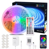 Aled Light 5050 10M 600Leds Rgb 60Leds/M Smd Non-Waterproof Color Changing Led Strips Light Kit +44 Key Ir Remote+24V Ac Power Supply For Home Lighting And Kitchen Decorative