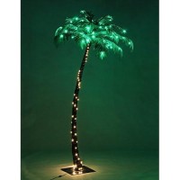 Lightshare Zls5Ft Lighted Palm Tree, 5-Feet, Multicolor