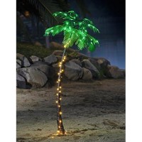 Lightshare Jt-Dc240V0250-C 7Feet Lighted Palm Tree, Large-Zls7Ft, 7-Feet, Multicolor