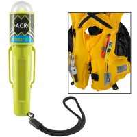 CStrobe H20 Water Activated LED PFD Emergency Strobe wClipThe water activated CStrobe from ACR is a feature rich personaldistress light that combines intense LED technology with increasedoperating life to provide you with the ultimate multifunction distre