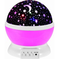 Night Light Projection Lamp (Pink)