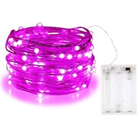 Valentines Day Pink Fairy Lights 10Ft 30 Led Battery Operated, Waterproof Fairy String Lights For Room Decor Wedding Party Girls Dorm Halloween Diwali Thanksgiving Christmas Decorations Lighting