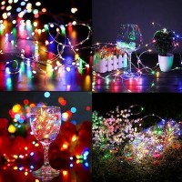 Anjaylia Fairy Lights 10Ft3M 30Leds Multi Color Led String Lights Party Home Festival Valentines Day Decorations Battery Oper