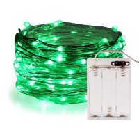 Anjaylia Green Fairy Lights 10Ft3M 30Leds Bright Light St Patricks Day Decorations Lights