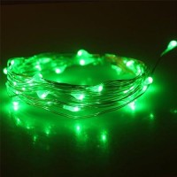 Anjaylia Green Fairy Lights 10Ft3M 30Leds Bright Light St Patricks Day Decorations Lights