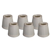 Royal Designs, Inc. Pleated Empire Chandelier Shade Cs-110Eg-6, Eggshell, 3 X 4.25 X 4.25, Pack Of 6