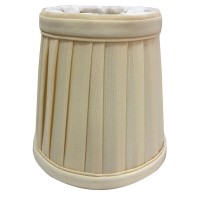 Royal Designs, Inc. Pleated Empire Chandelier Shade Cs-110Eg-6, Eggshell, 3 X 4.25 X 4.25, Pack Of 6