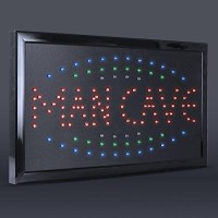 Crystal Art - Man Cave Framed Flashing Led Sign