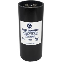 Appli Parts motor start capacitor 650780 Mfd microfarads uF 110125 VAc universal fit for electric motor applications 134 in Wide 438 in Height cON650110Universal Replaces any brand with the same capacitance capacity and voltage Will work for 110125VAc 14 