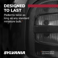 Sylvania - 7443 Long Life Miniature - Bulb, Ideal For Daytime Running Lights (Drl) And Back-Up/Reverse Lights (Contains 2 Bulbs)