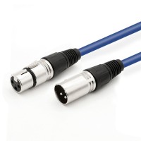 Dremake 3Pin Xlr Male To Xlr Female Microphone Cable Professional For Recording Mixing And Lighting Equipments 40 Footblue