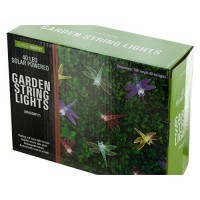 Dragonfly Solar Powered Led String Lights - Pack Of 4