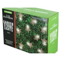 Silver Star Led Solar String Lights