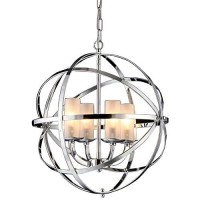 Whse Of Tiffany Rl8045 Qadira 4-Light Chandelier, 18