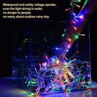 Image Curtain Lights 9.8X6.6 Feet 224 Led String Lights Fairy Curtain String Lights For Wedding Party Home Garden Indoor Outdoor Wall Backdrops Decorations Waterproof Ul Safety Standard Multi Color