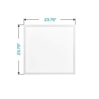 Luxrite Led Light Panel, 2X2 Ft, 45W, 6500K Daylight, 4850 Lumens, 24X24 Inch Led Flat Panel, 0-10V Dimmable, Dlc Listed, Ul Listed, Pack Of 2