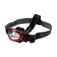 Led Head Lamp Rd/Blk180L (Pack Of 6)