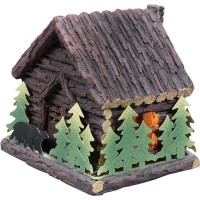 Black Forest Decor Bear & Cabin Nightlight