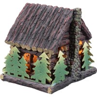 Black Forest Decor Bear & Cabin Nightlight