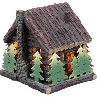 Black Forest Decor Bear & Cabin Nightlight