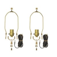 Dysmio Lighting Repair Your Favorite Lamps With The Make-A-Lamp Push-Through Socket Kit - 2 Pack