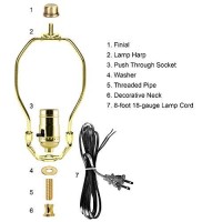 Dysmio Lighting Repair Your Favorite Lamps With The Make-A-Lamp Push-Through Socket Kit - 2 Pack