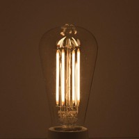 Bulbrite Led St18 Dimmable Medium Screw Base (E26) Light Bulb, 40 Watt Equivalent, 2200K, Antique