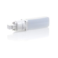 Silverlite [Plug&Play] 7W Led Pl Bulb Gx23-2 Pin Base,18W Cfl Equivalent,700Lm,Soft White(2700K),Driven By 120-277V And Cfl Ballast,Horizontal Recessed,180 Rotatable,Ul Listed