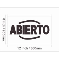 110092 Abierto Spanish Open Spain For Bar Pub Cafe Restaurant Shop Store Display Led Light Neon Sign (12