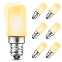 Lohas Led C7 S6 Night Light Bulb, 15 Watt Light Bulbs Equivalent(1.5W), Mini Led Bulb Candelabra E12 Base, Soft/Warm White 3000K Led, Small Light For Bedroom Salt Lamp(6 Pack)