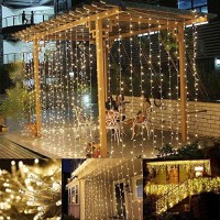 Fullbell Christmas Lights, Fairy Lights Outdoor 66Ft 200 Led With Memory Modes Controller, Plug In Easter Decor Lights For Bedroom Party Wedding Garden Christmas Tree Indoor Outdoor Decorations