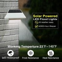 Solar Gutter Lights Motion Sensor Outdoor Security Light (2 Pack), Led (6-Diode) Waterproof Durable Fence Gutter Driveway Garden Patio Path Decking Light Made For Quality Outdoor Life