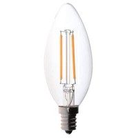 Bioluz Led 40W Filament Candelabra Bulb, E12 Base High Efficiency Led Candle Bulb, Ul Listed