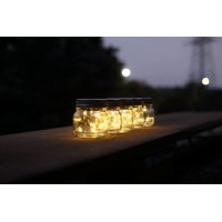 Magicnight Solar String Lights Mini Short Outdoor Led Fairy Light 15 Ft 50 Led Waterproof For Garden Crafts