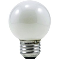 Sylvania Incandescent 25W G16.5 Globe Light Bulb, E26 Medium Base, 2850K Warm White Frosted Finish, 2 Count (Pack Of 1)