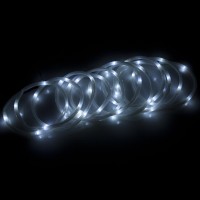 Pure Garden 23-Foot Solar-Powered Led Rope Lights