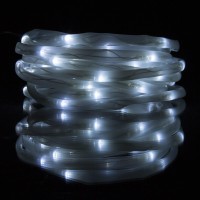 Pure Garden 23-Foot Solar-Powered Led Rope Lights