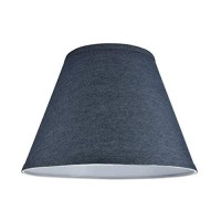 Aspen Creative 32182 Transitional Hardback Empire Shape Spider Construction Lamp Shade In Washed Blue, 13 Wide (7 X 13 X 9 12)