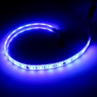 Phanteks LED Strips Combo Set comes with 2x 400mm RGB LED Strips 1x Extension cable and 1x RGB LED adapter Each strip has 6 magnets embedded into the silicone housing that allows you to attach to any metal chassis The 2x 400mm strips are chainable and wit