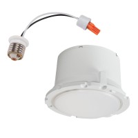 5 In. And 6 In. 3000K White Integrated Led Recessed Retrofit Downlight Trim Module Soft White